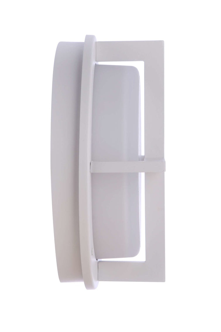 ZA5912-TW - Bulkhead Round 2 Light 3.94" High Outdoor Wall/Ceiling Mount - Textured White