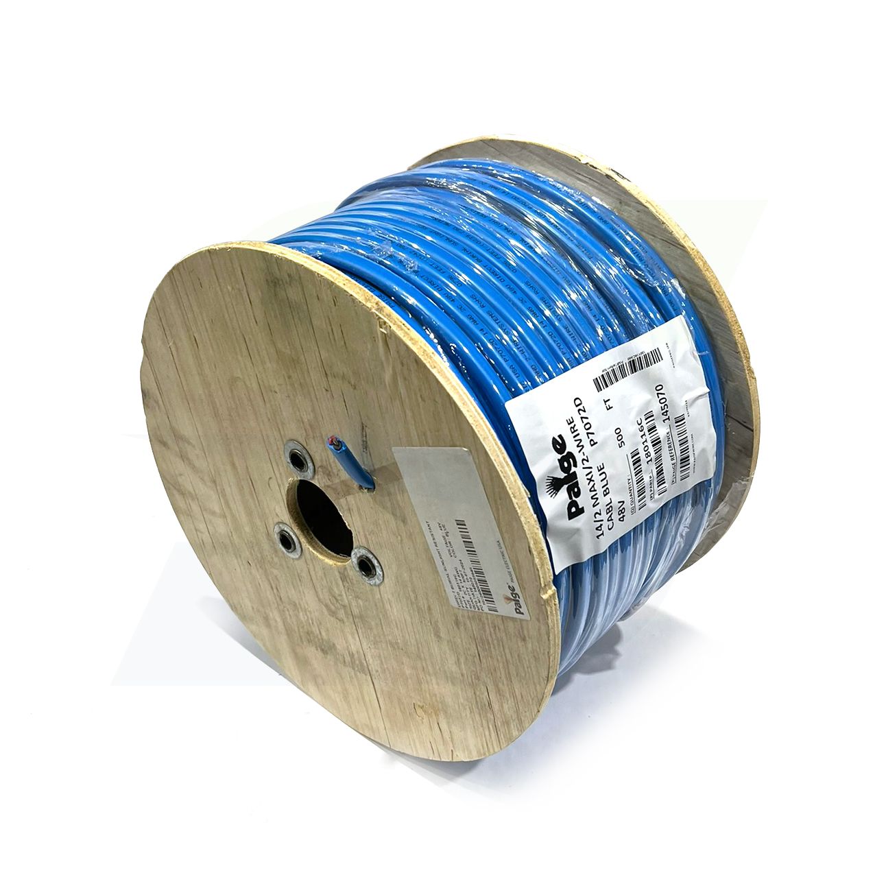 180116C - 14 AWG / 2 Blue Direct Burial Sprinkler Wire 48V - 500 Ft Roll