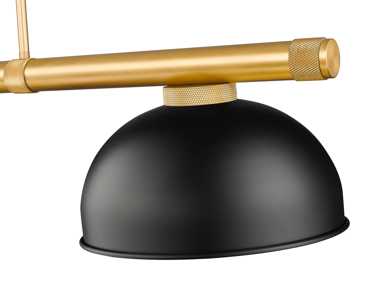 3050-3RB-D13MB - Vanguard 3 Light 58" Billiard - Rubbed Brass