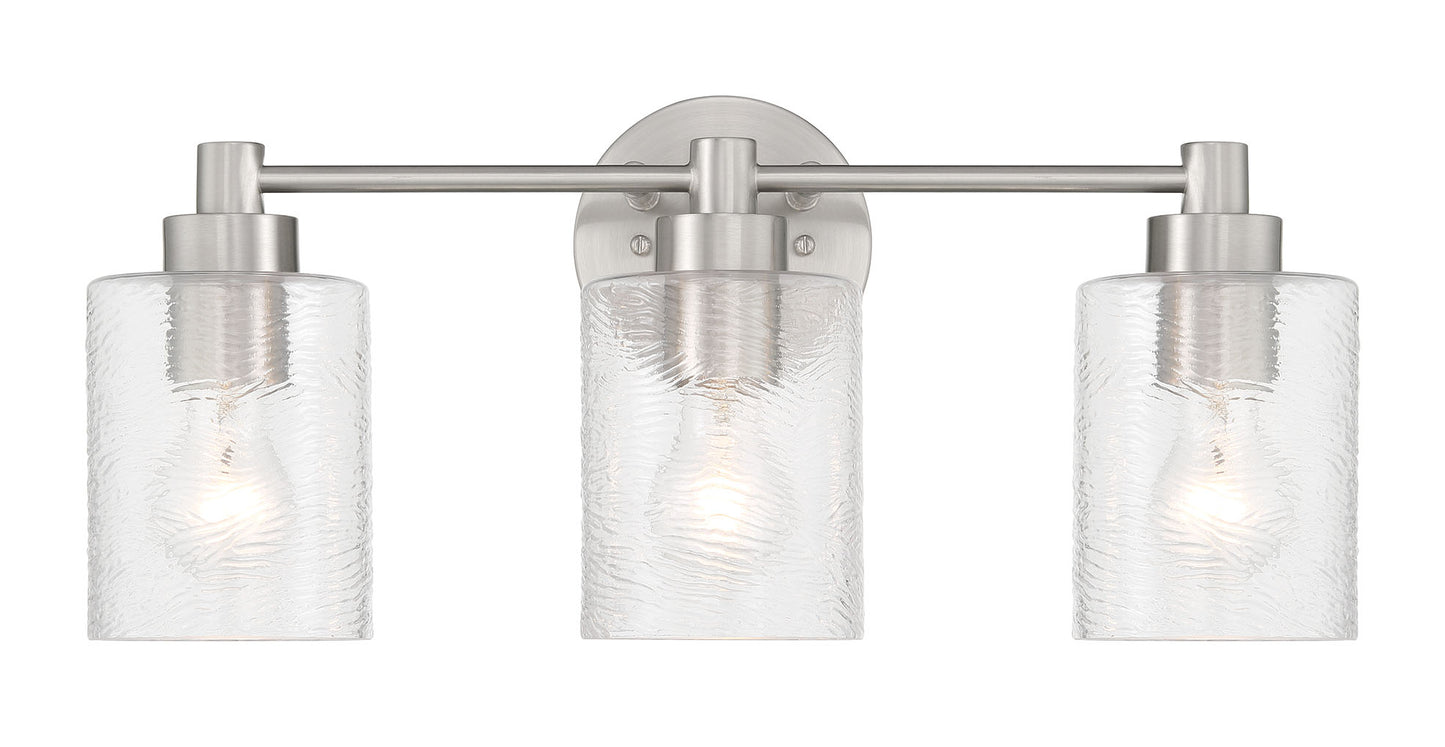 60203-BNK - Lyndsey 3 Light 20" Wide Vanity Light - Brushed Nickel