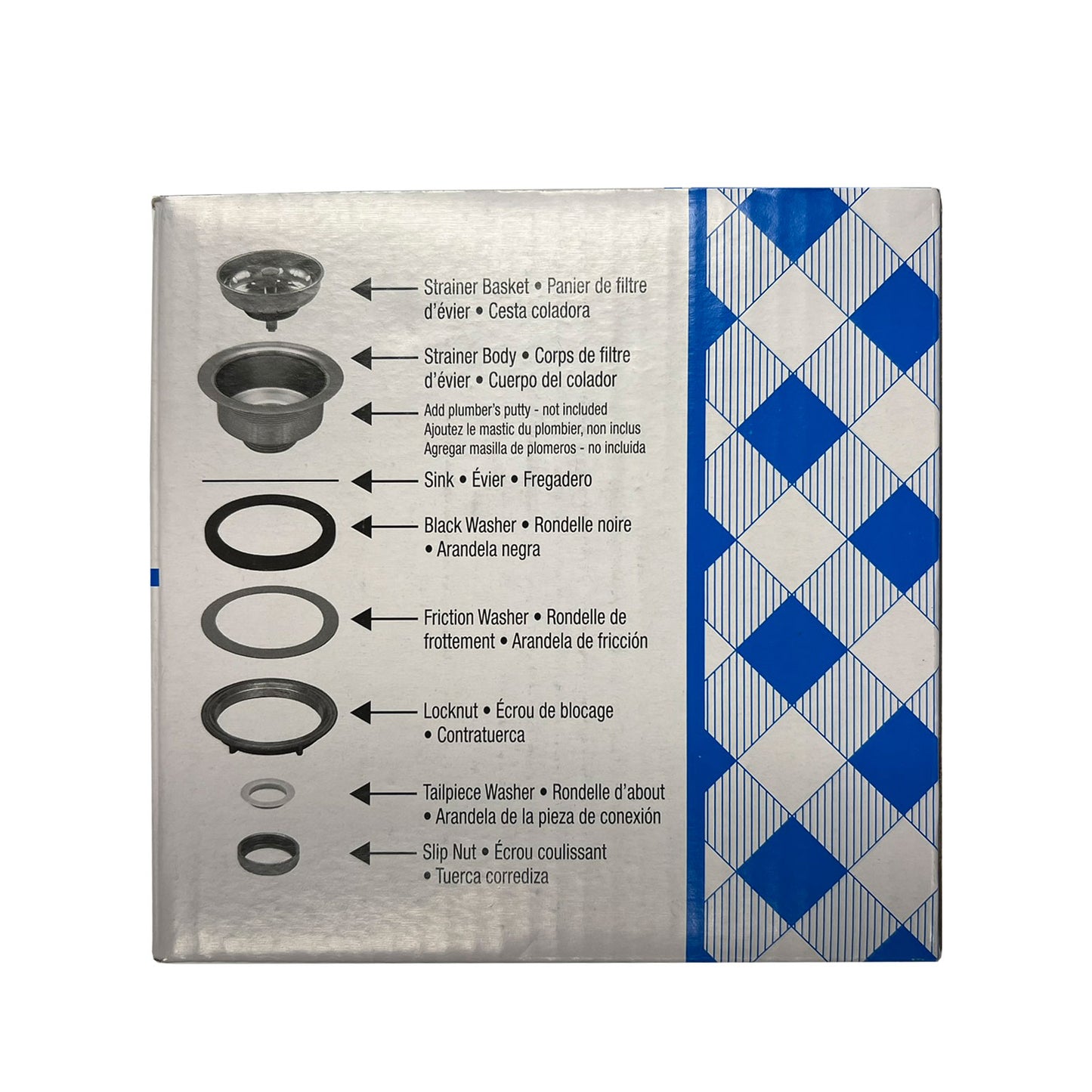 16BN - Dearborn Brass 16 Commercial Grade Deep Cup Sink Strainer for 4" Sink Drains