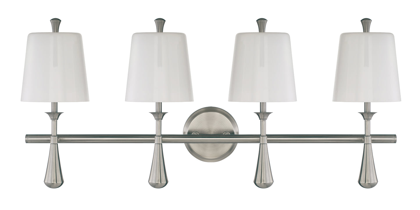 57404-BNK - Palmer 4 Light 32" Wide Vanity Light - Brushed Nickel