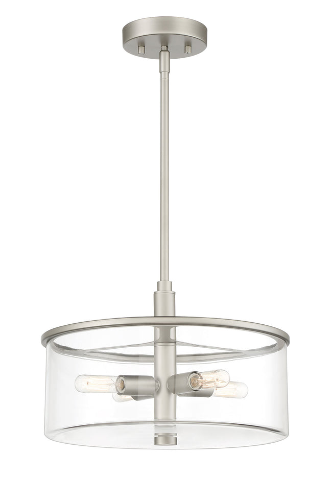 55694-SN - Hailie 4 Light 14.13" Wide Pendant - Satin Nickel