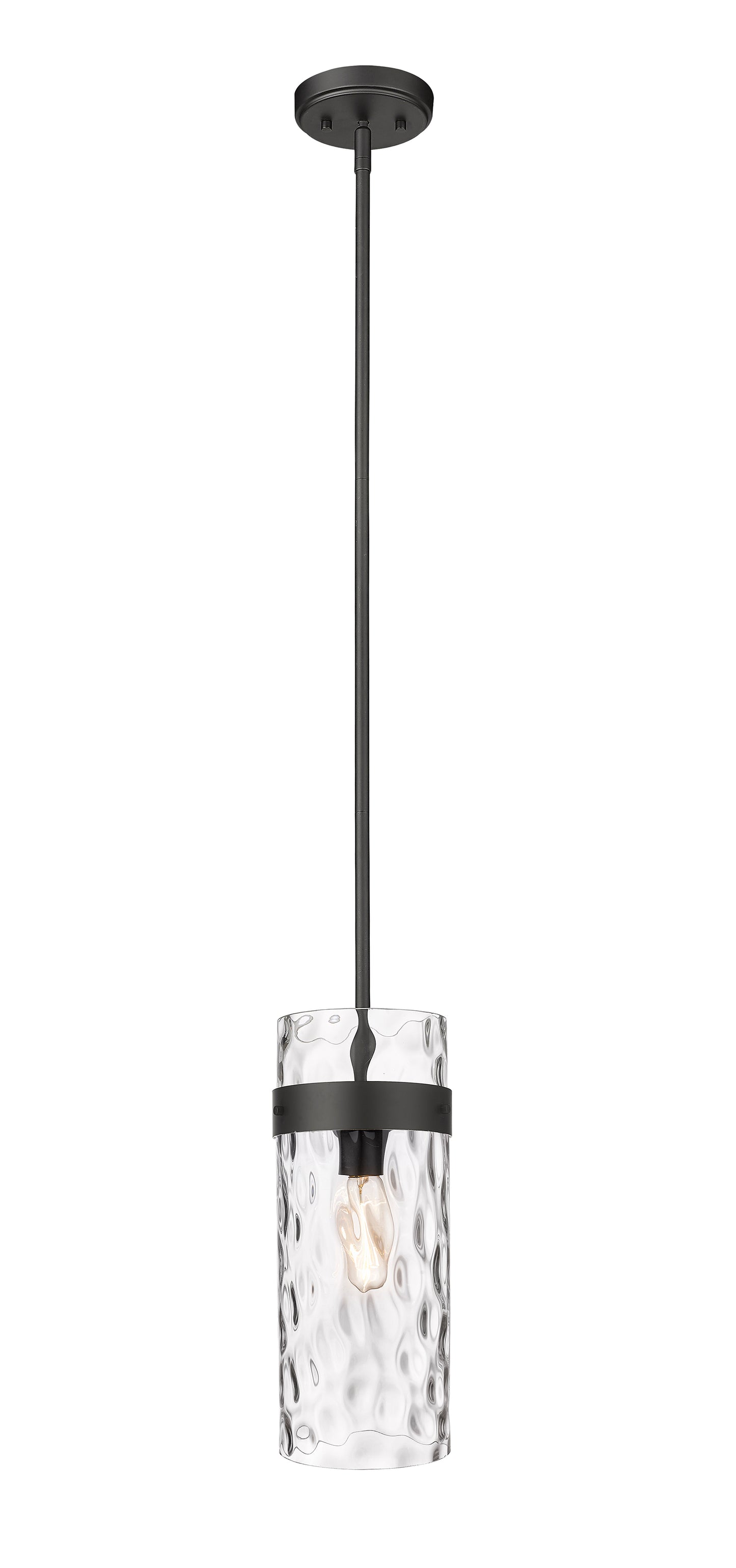 3035P6-MB - Fontaine 1 Light 6" Pendant - Matte Black