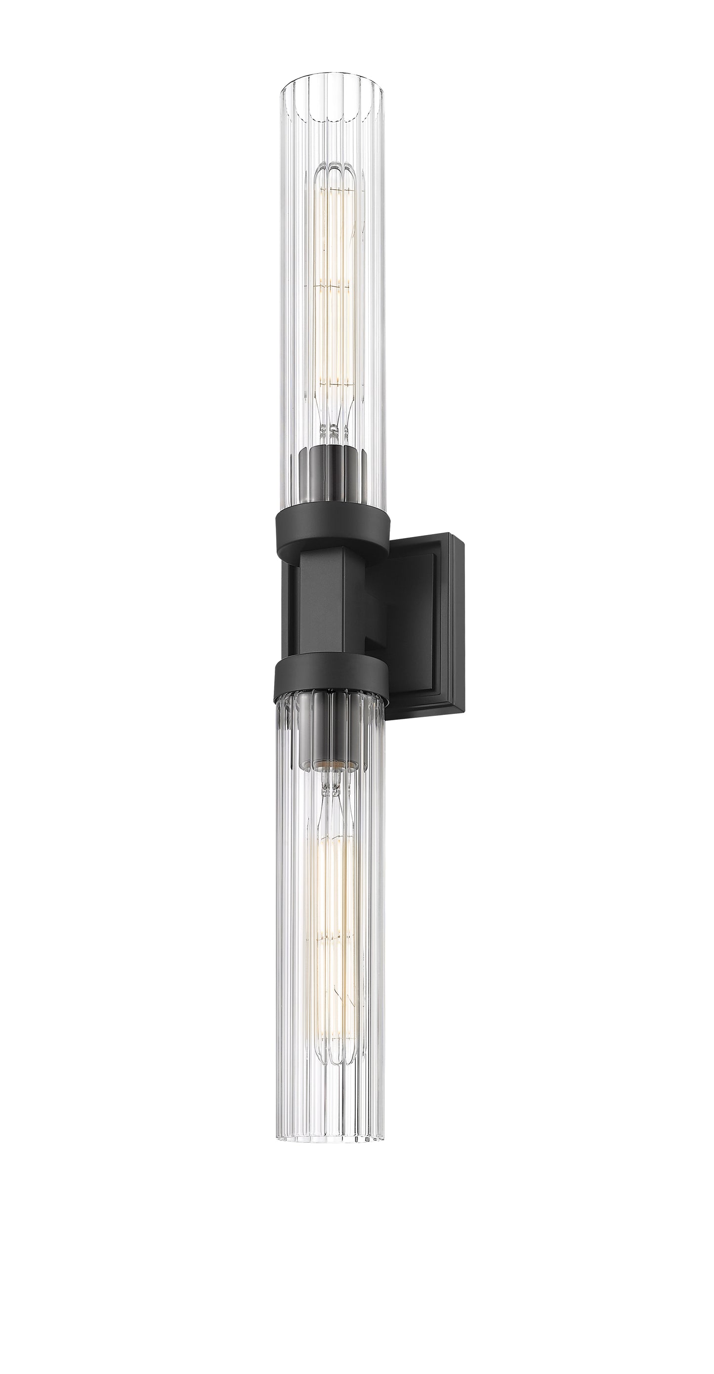 740-2W-MB - Beau 2 Light Wall 27" Sconce - Matte Black