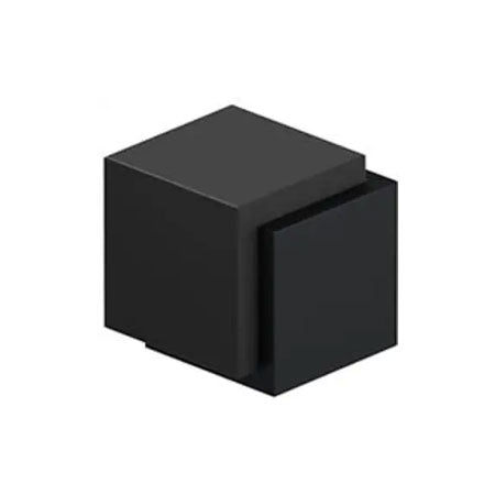 FDBB134U19 - Contemporary Cube Floor Door Bumper Black Finish