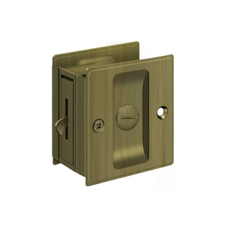 2-1/2" x 2-3/4" Pocket Door Lock
