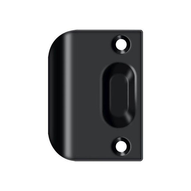 FLSP335U19 - Full Lip Strike Plate for Ball Catch and Roller Catch - Black