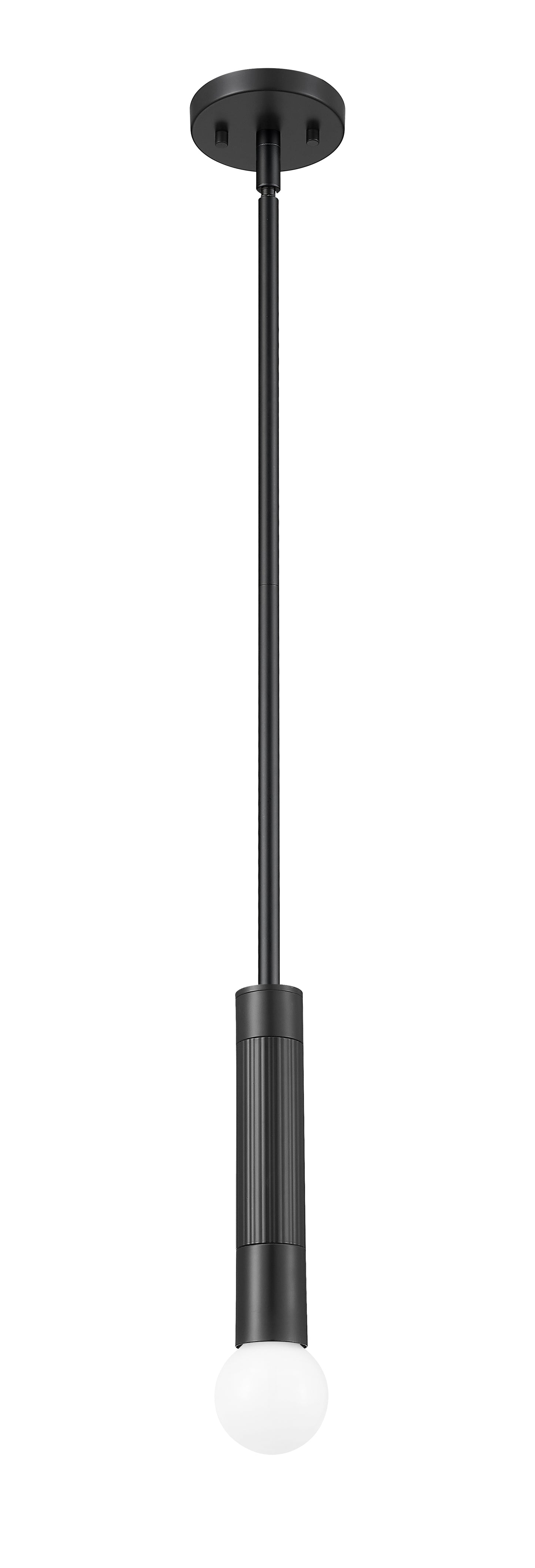 1956P-ROD-MB - Stari 1 Light 5" Pendant - Matte Black
