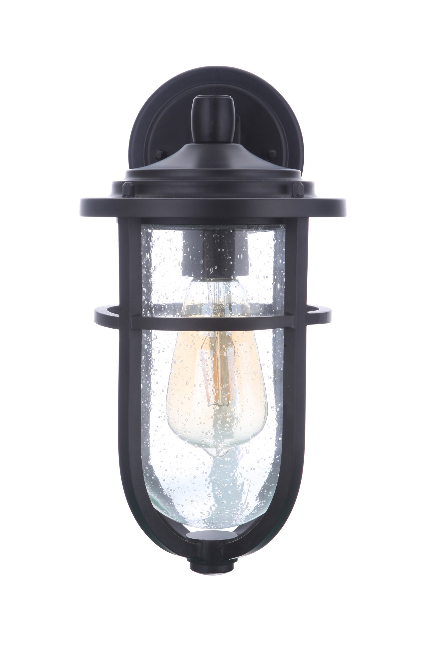 ZA4704-MN - Voyage 1 Light 13" High Outdoor Wall Lantern - Midnight
