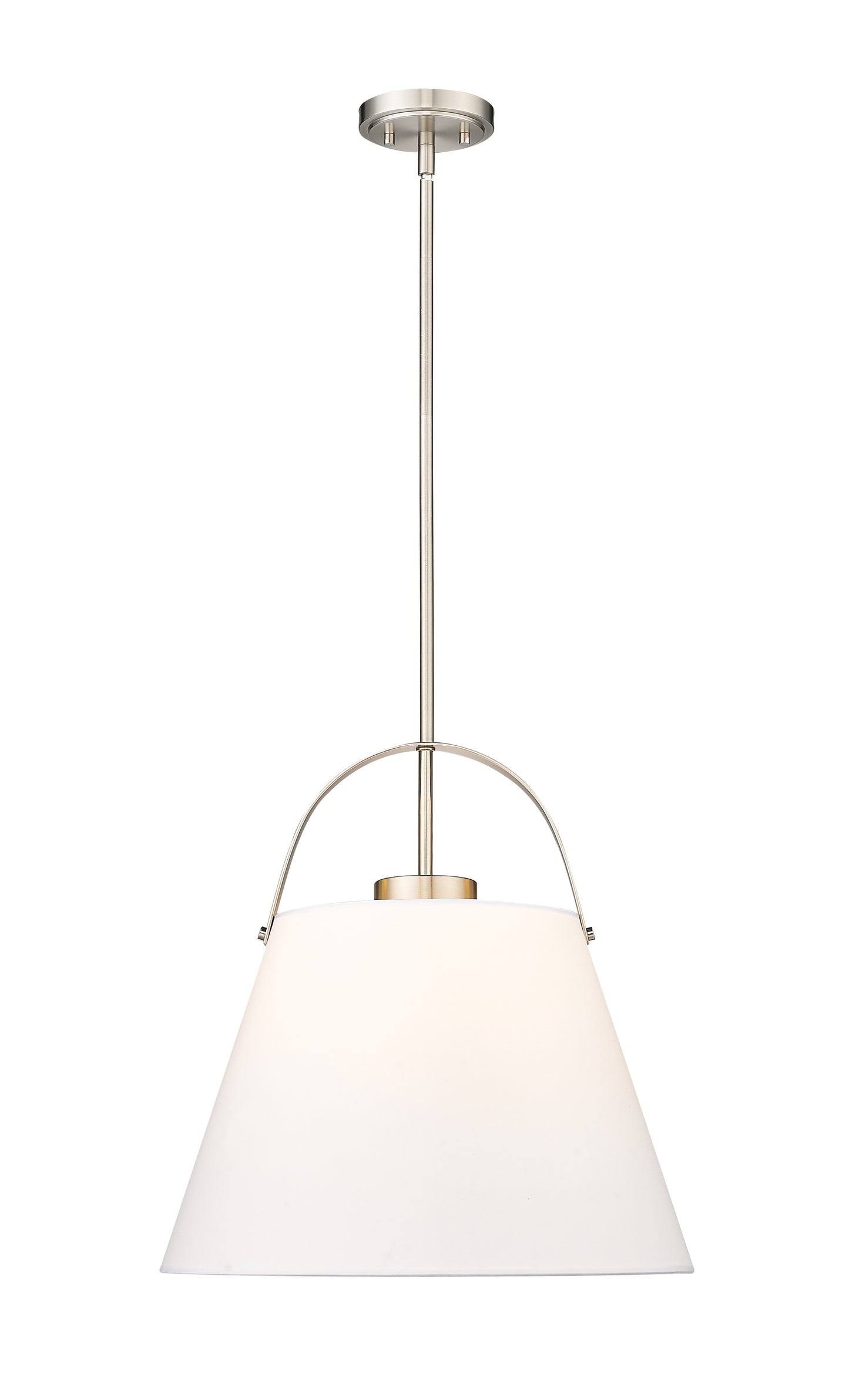 743P18-BN - Z-Studio 1 Light 18" Pendant - Brushed Nickel