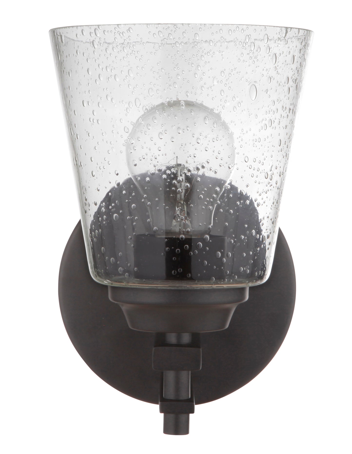 19606FB1 - Drake 1 Light 8.5" High Wall Sconce - Flat Black