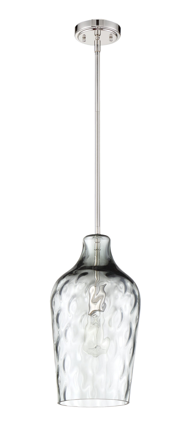 P726BNK1 - 1 Light 9" Wide Pendant - Brushed Nickel