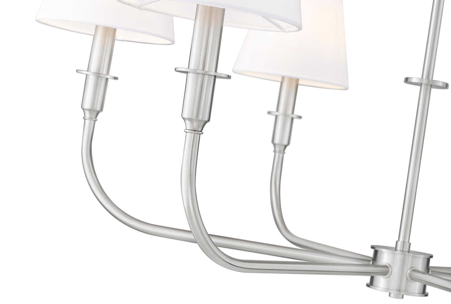 3049-32BN - Tova 6 Light 36" Chandelier - Brushed Nickel