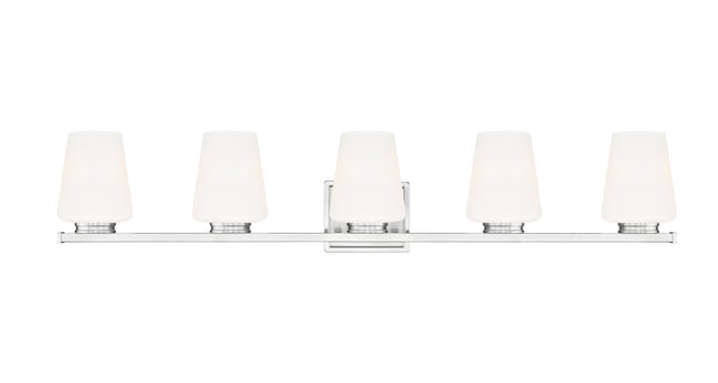 7703-5V-BN - Nextra 5 Light 42" Vanity - Brushed Nickel