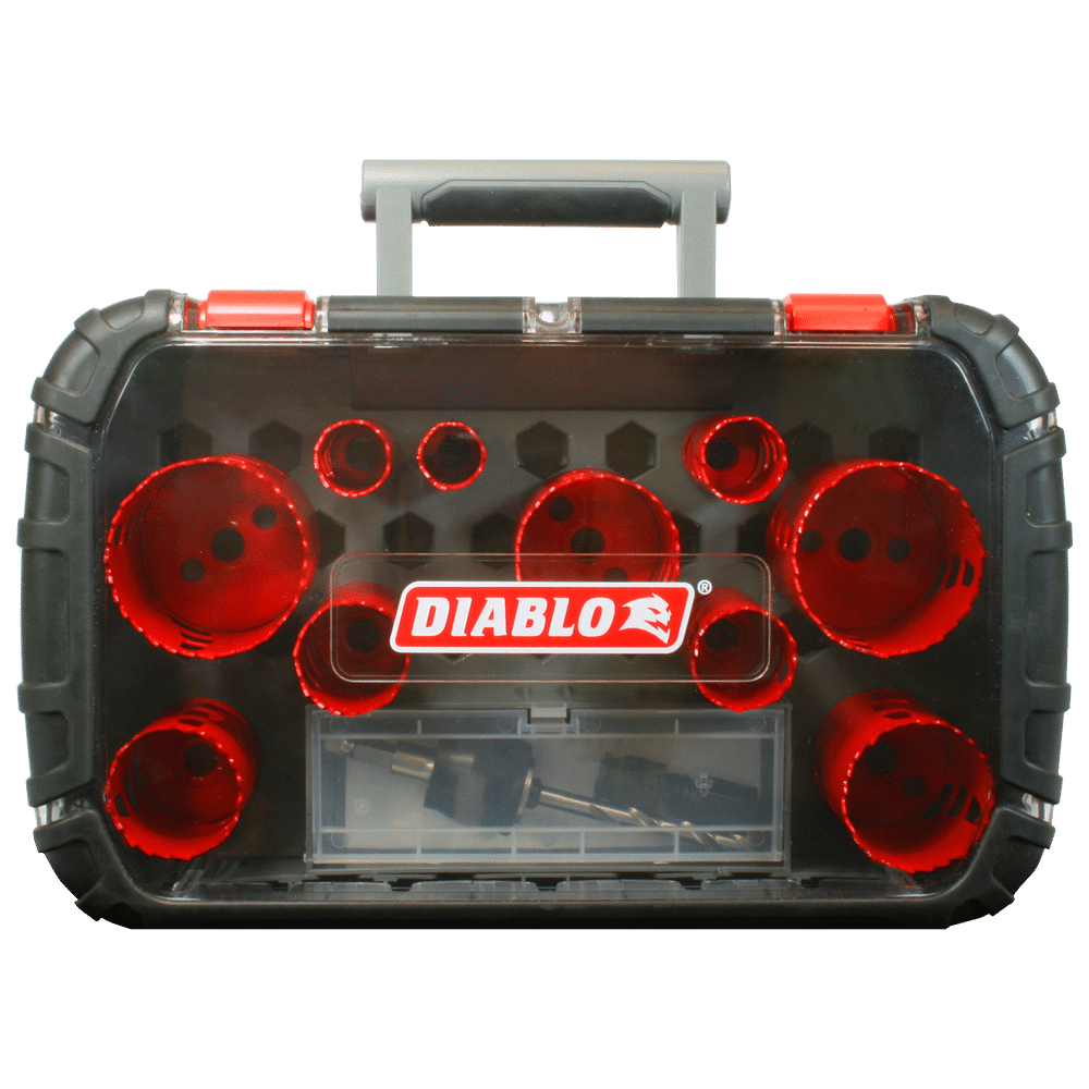 DHS14SGP - 14 pc General Purpose Bi-Metal Hole Saw Set