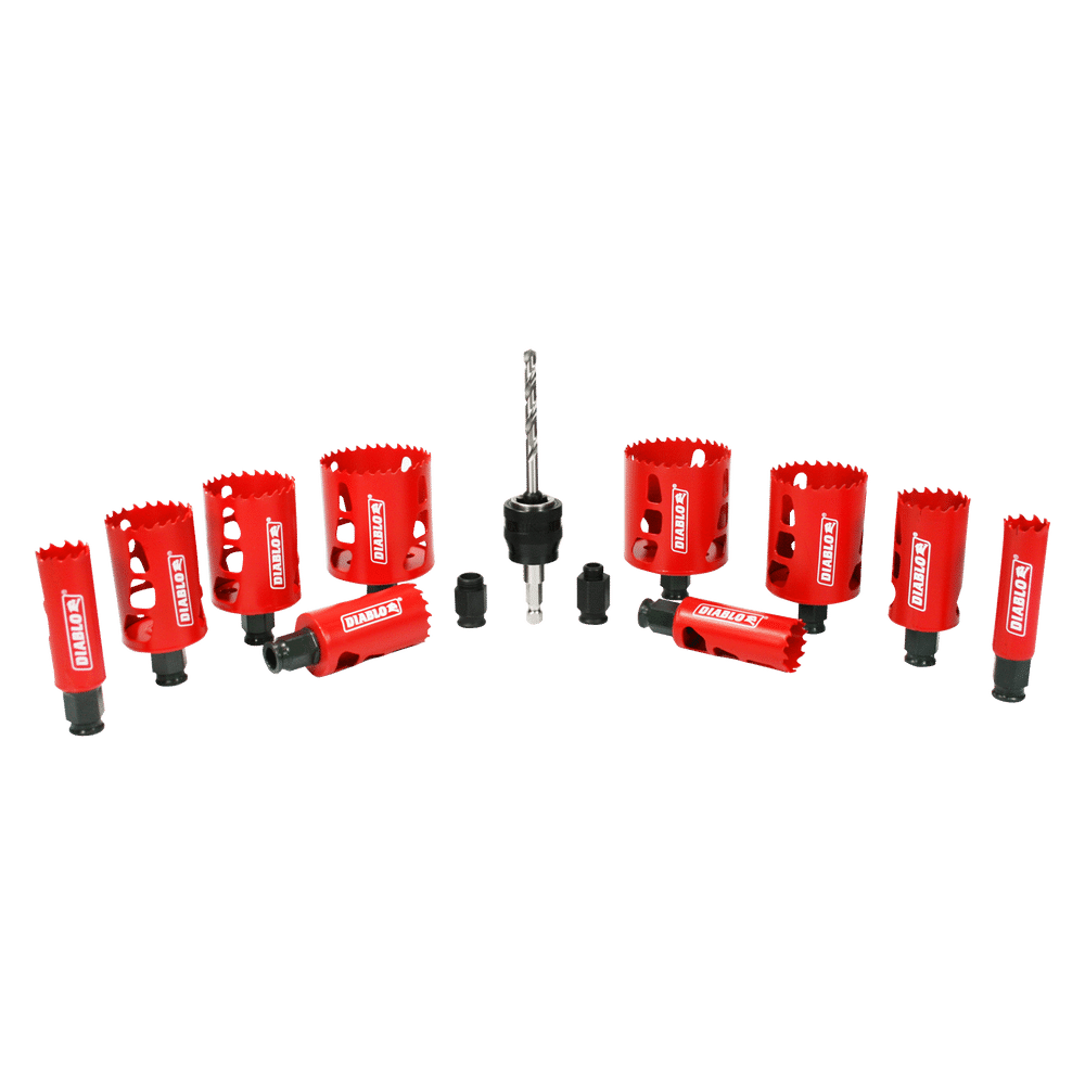 DHS14SGP - 14 pc General Purpose Bi-Metal Hole Saw Set