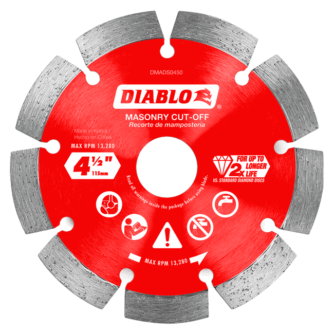 Diamond Segmented Cut-Off Discs for Masonry