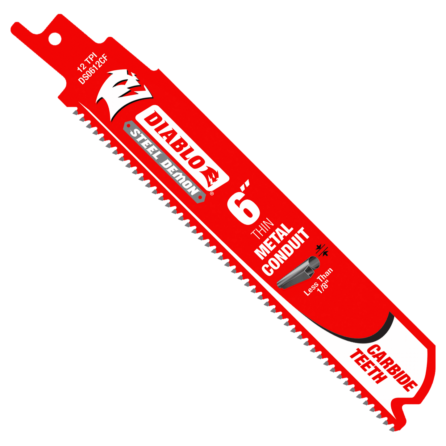 DS0612CF3 - 6" Steel Demon Carbide Blades for Thin Metal Conduit Cutting (3-Pack)