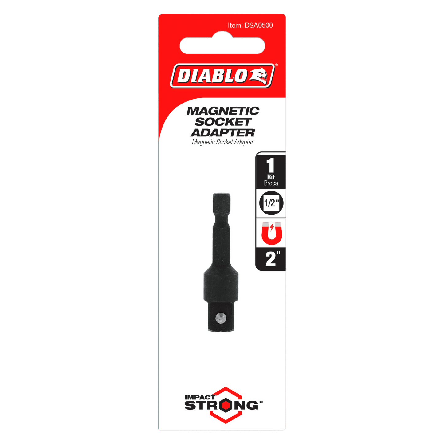 Square x 1/4" Hex Socket Adapter