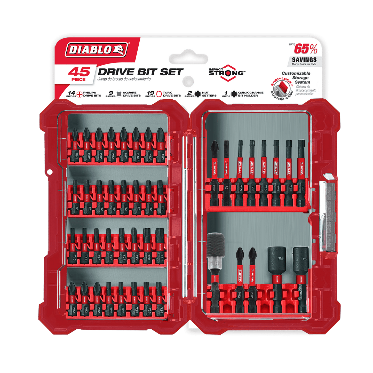 DSC-S45 - 45 pc Screwdriving Set (45-Piece)