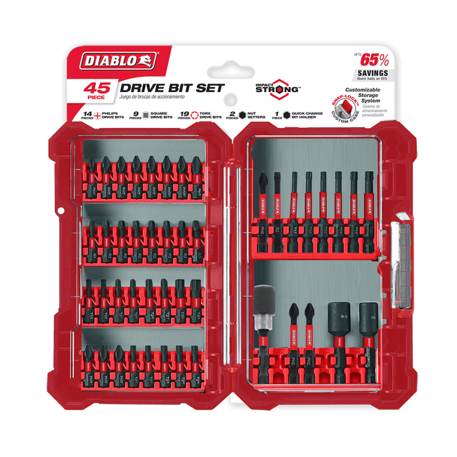 DSC-S45 - 45 pc Screwdriving Set (45-Piece)
