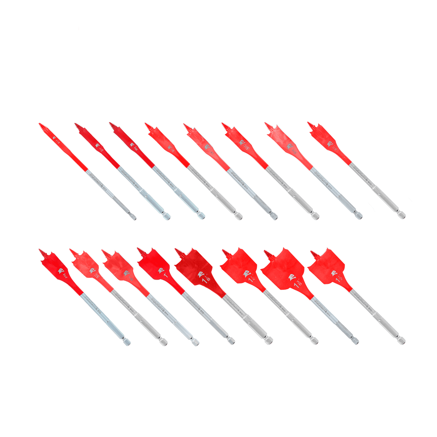 DSP2980-S16 - 16 pc Spade Bit Set (16-Piece)
