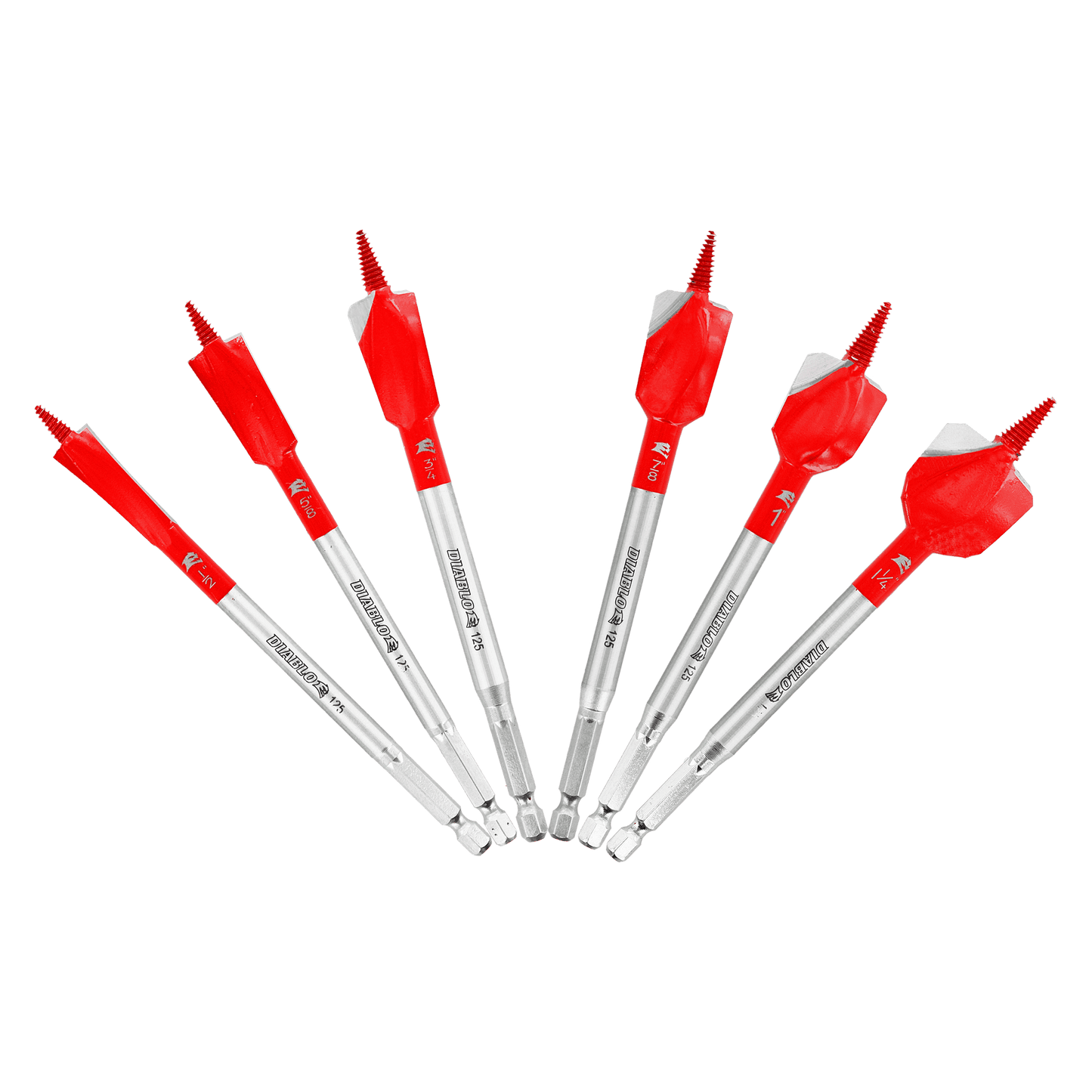 DSPD4920-S6 - Diablo Demo Demon Spade Bit Set for Nail-Embedded Wood (6-Pieces)