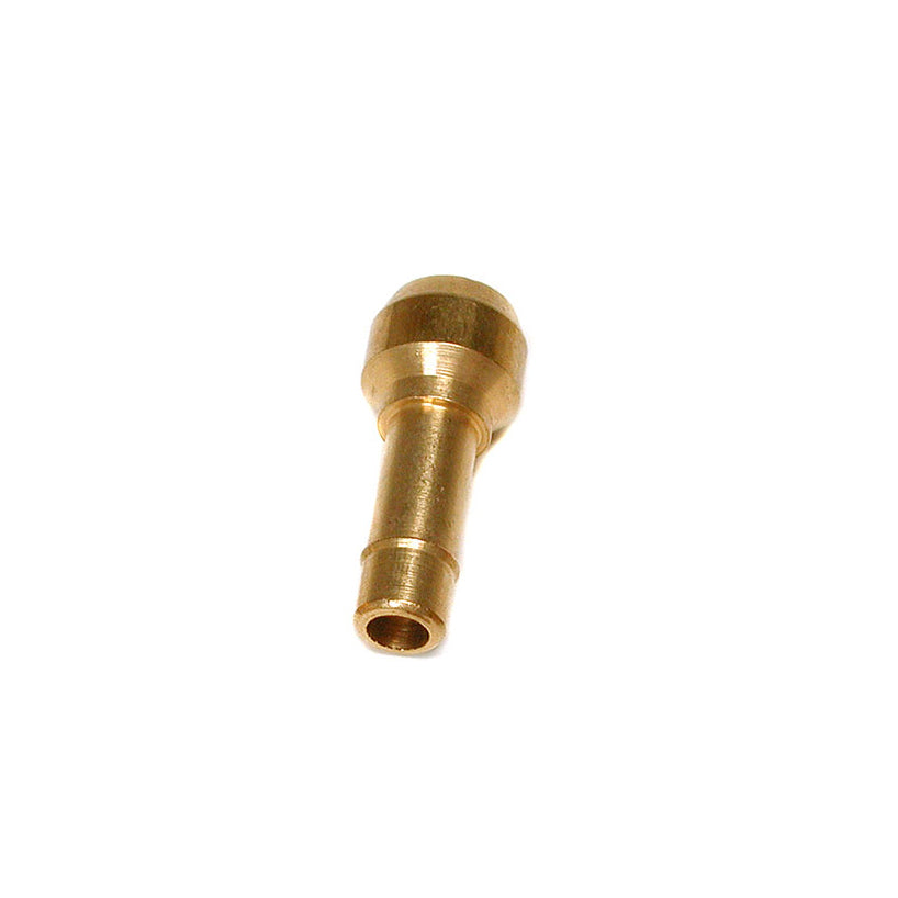 9504 - 1/4" Brass Poly Barbed Adapter