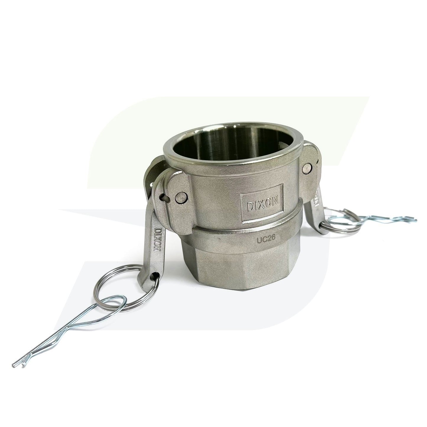 G200-D-SS - 2" Stainless Steel Cam & Groove Global Type D Coupler x Female NPT
