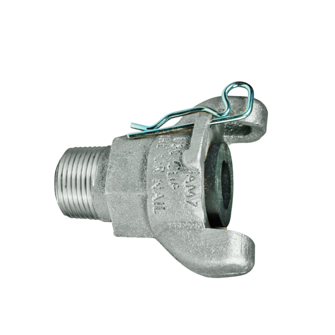 AM2 - 1/2" Iron Air King 2-Lug Male NPT End Pneumatic Fitting