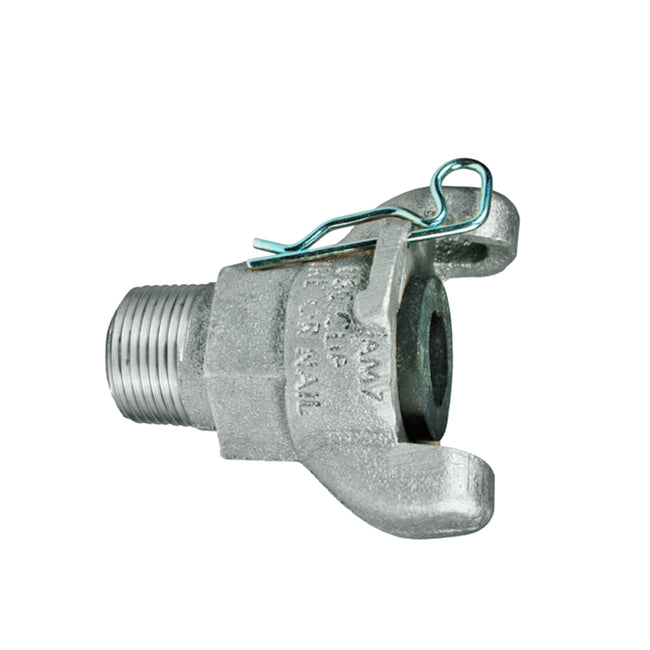 AM2 - 1/2" Iron Air King 2-Lug Male NPT End Pneumatic Fitting