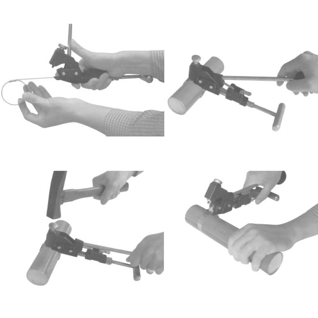 FS8 - 2" Pre-formed F Series Stainless Steel Center Punch Band Clamp