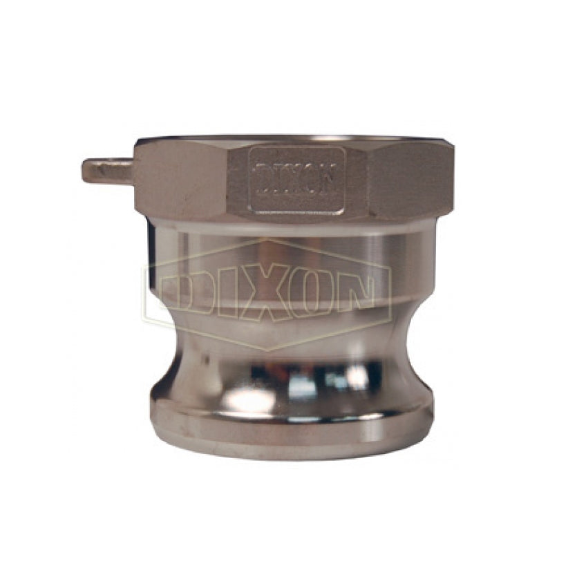 G150-A-SS - 1-1/2" Stainless Steel Cam & Groove Adapter x Female NPT