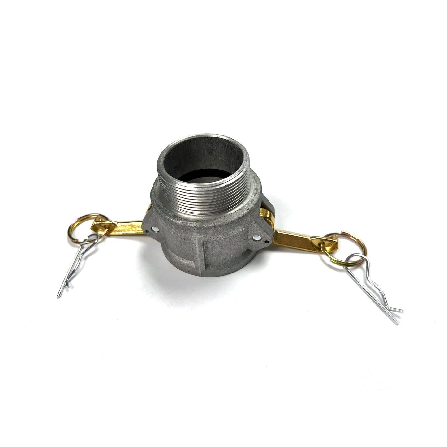 G400-B-AL - 4" Aluminum Cam & Groove Global Type B Coupler x Male NPT