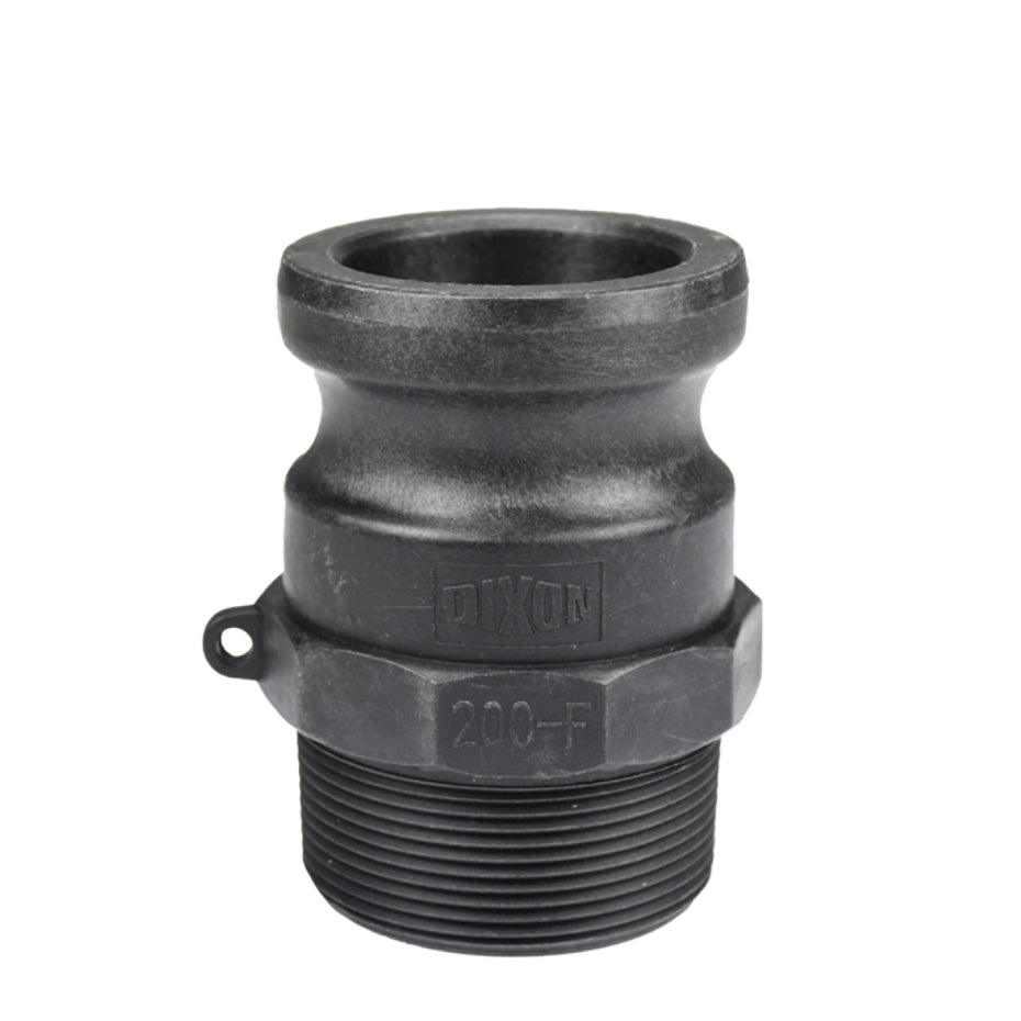 PPF200 - 2" Glass-Filled Polypropylene Type F Adapter x Male NPT