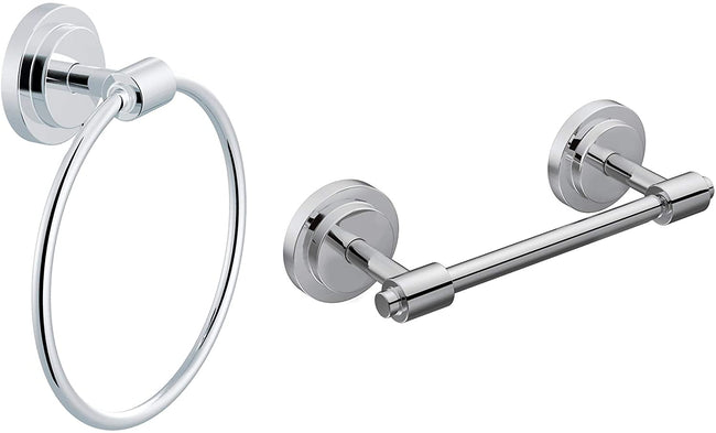 Moen DN0786CH - Iso 7" Towel Ring in Chrome