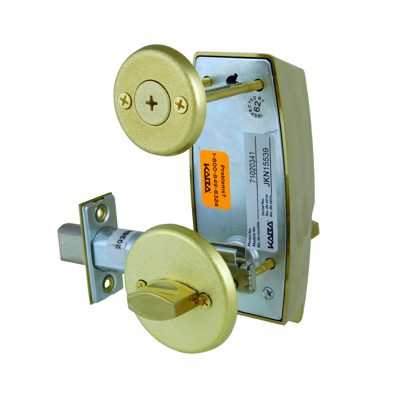 Simplex 7100 Series Mechanical Pushbutton Lock with Thumbturn