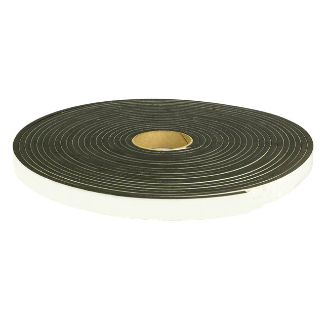Neoprene 5/16" x 3/4 Gasket Tape - Rubber Based Sealing Tape - 750 Ft