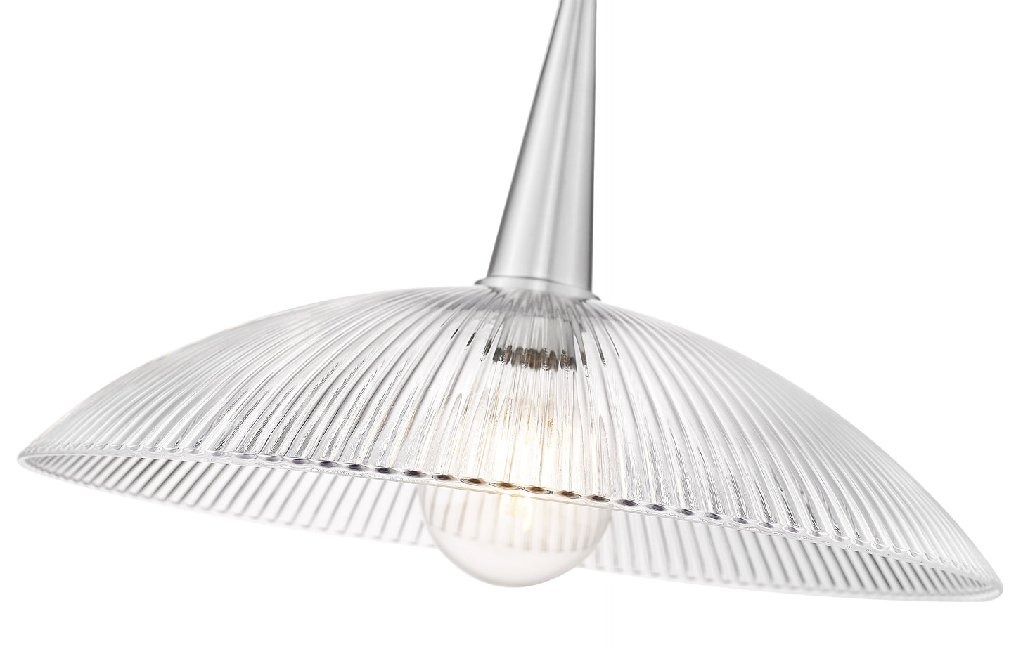 3051P18-BN - Lunelle 1 Light 18" Pendant - Brushed Nickel