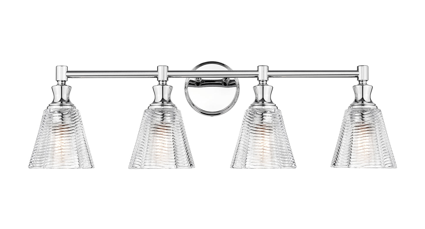 7704-4V-CH - Auden 4 Light 32" Vanity - Chrome