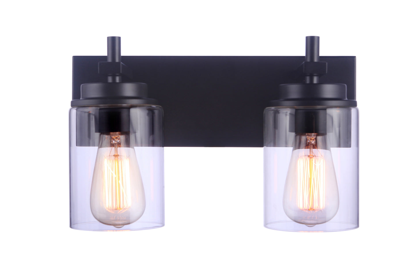 17414FB2 - Reeves 2 Light 14" Wide Vanity Light - Flat Black