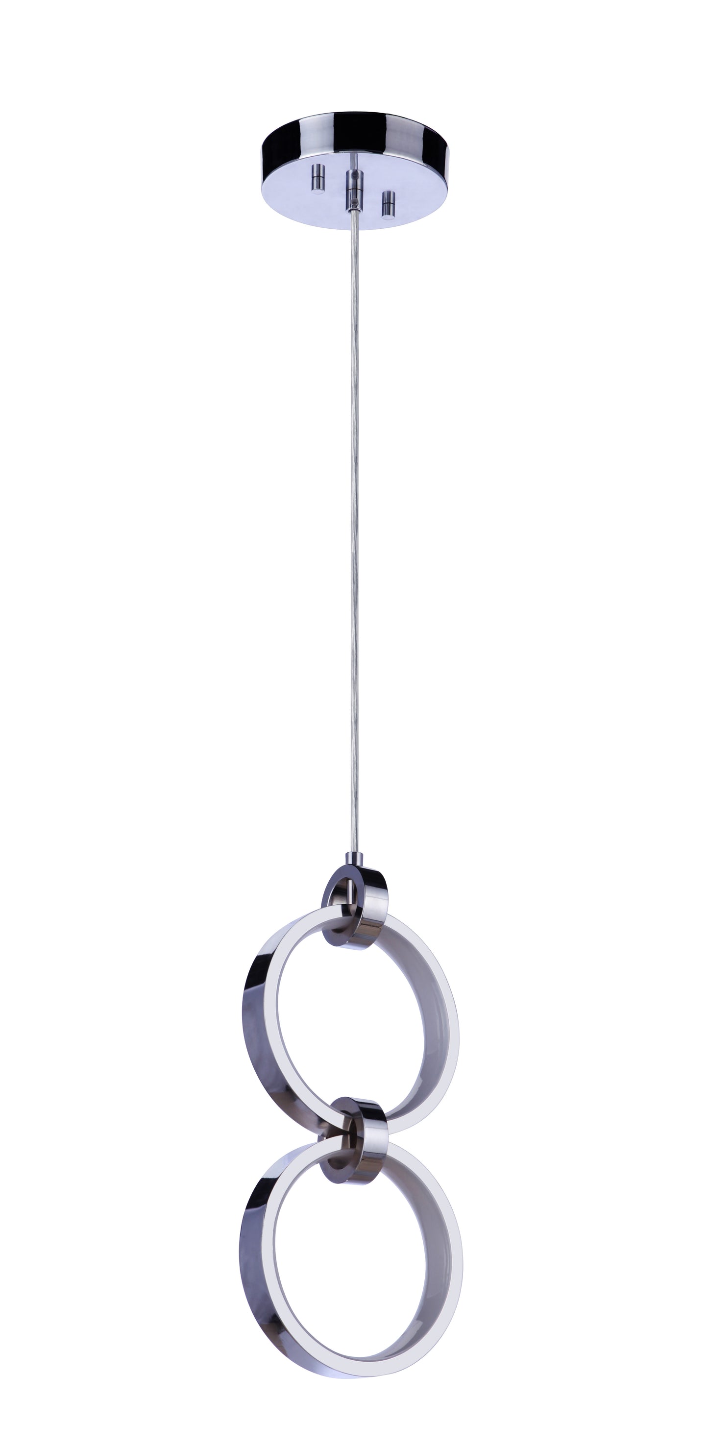 59392-CH-LED - Context 2 Light 5.13" Wide Pendant - Chrome