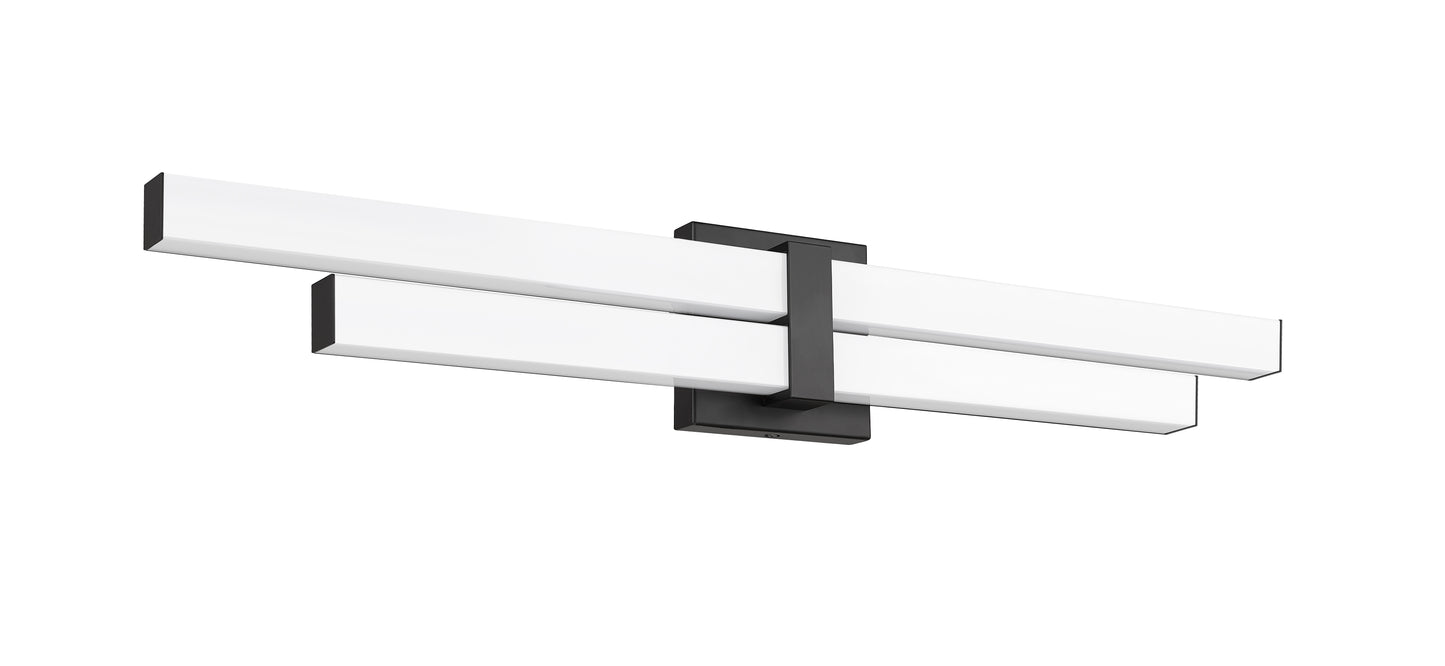 1008-32W-MB-LED - Zane 2 Light 32" Vanity - Matte Black