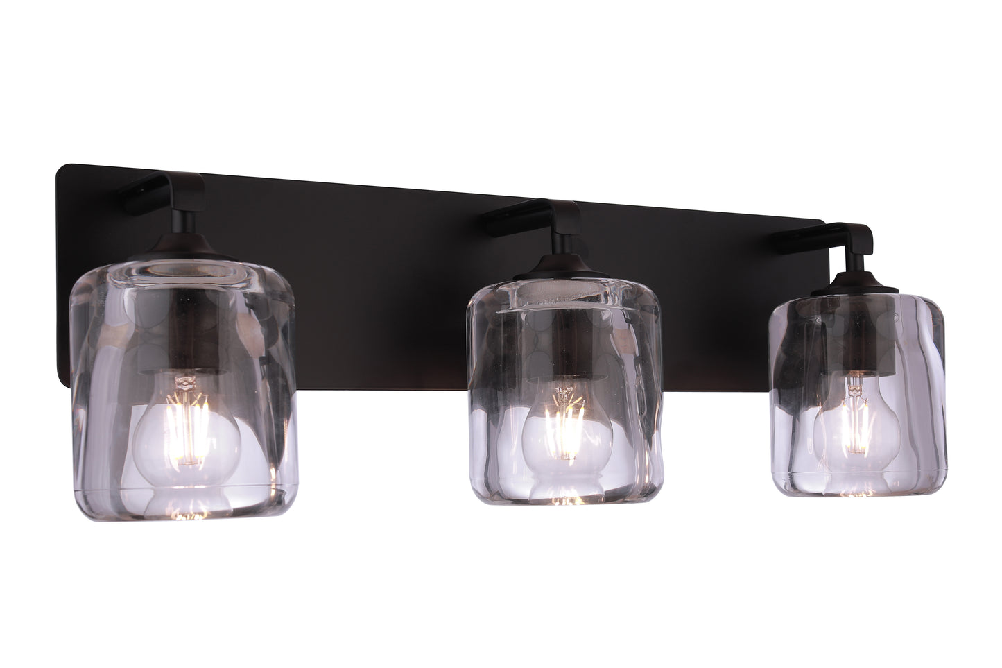 20624FB3 - Andie 3 Light 24" Wide Vanity Light - Flat Black