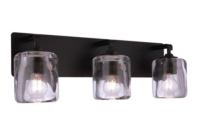 20624FB3 - Andie 3 Light 24" Wide Vanity Light - Flat Black