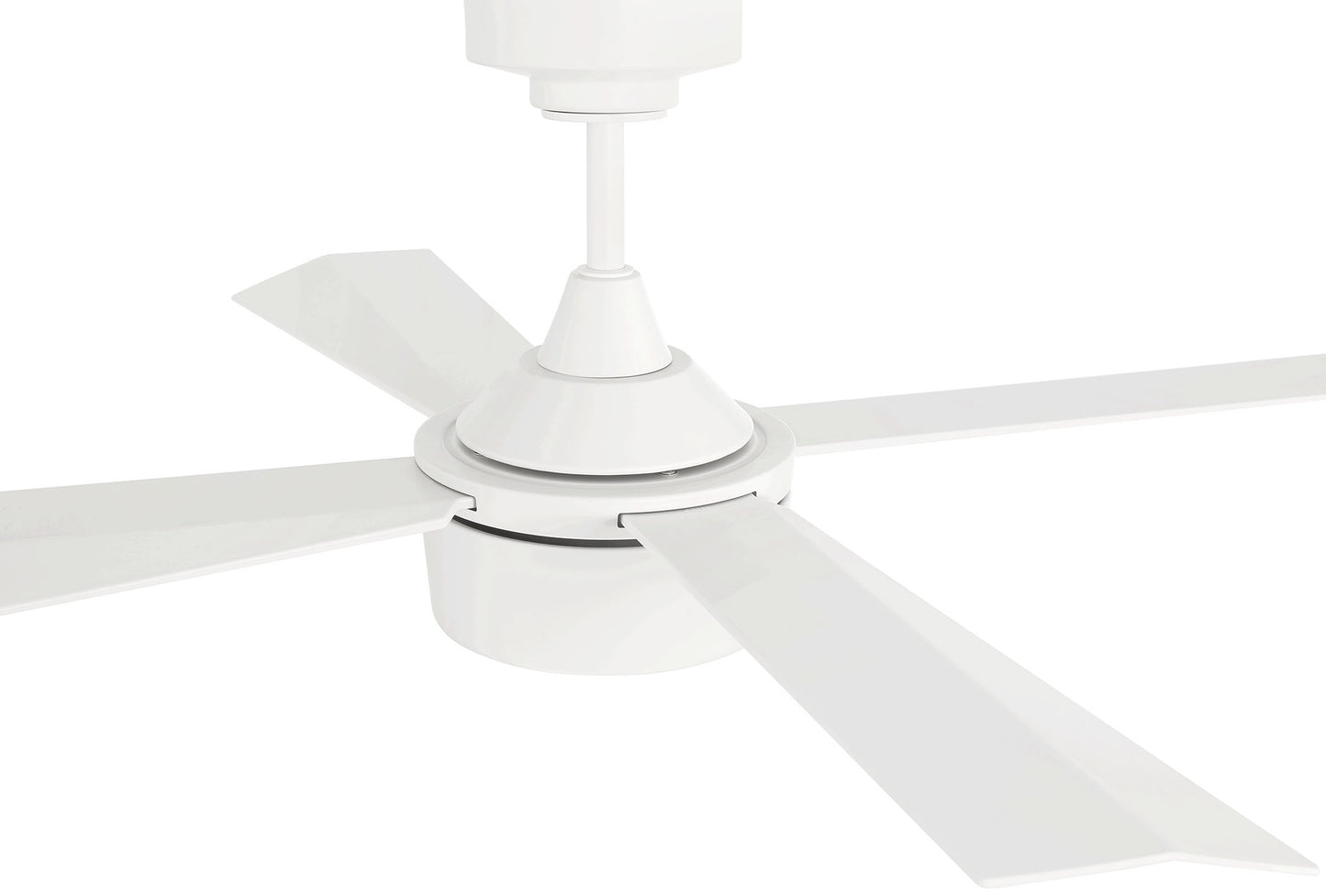 THO42W4 - Theo Indoor/Outdoor 42" 4 Blade Indoor Outdoor Ceiling Fan with Light Kit - White