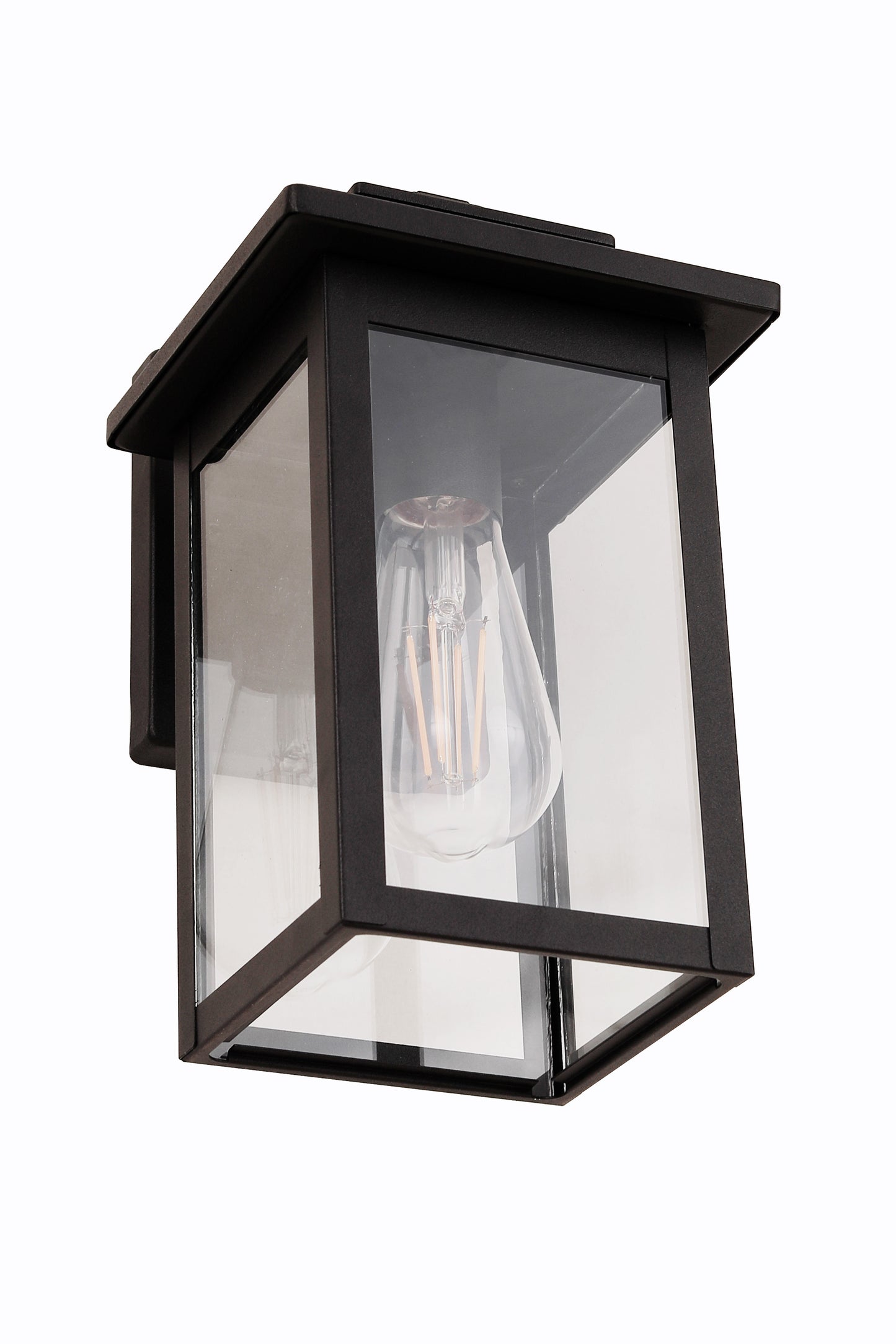 ZA7004-TB - Rock Creek 1 Light 10.25" High Outdoor Wall Lantern - Textured Black