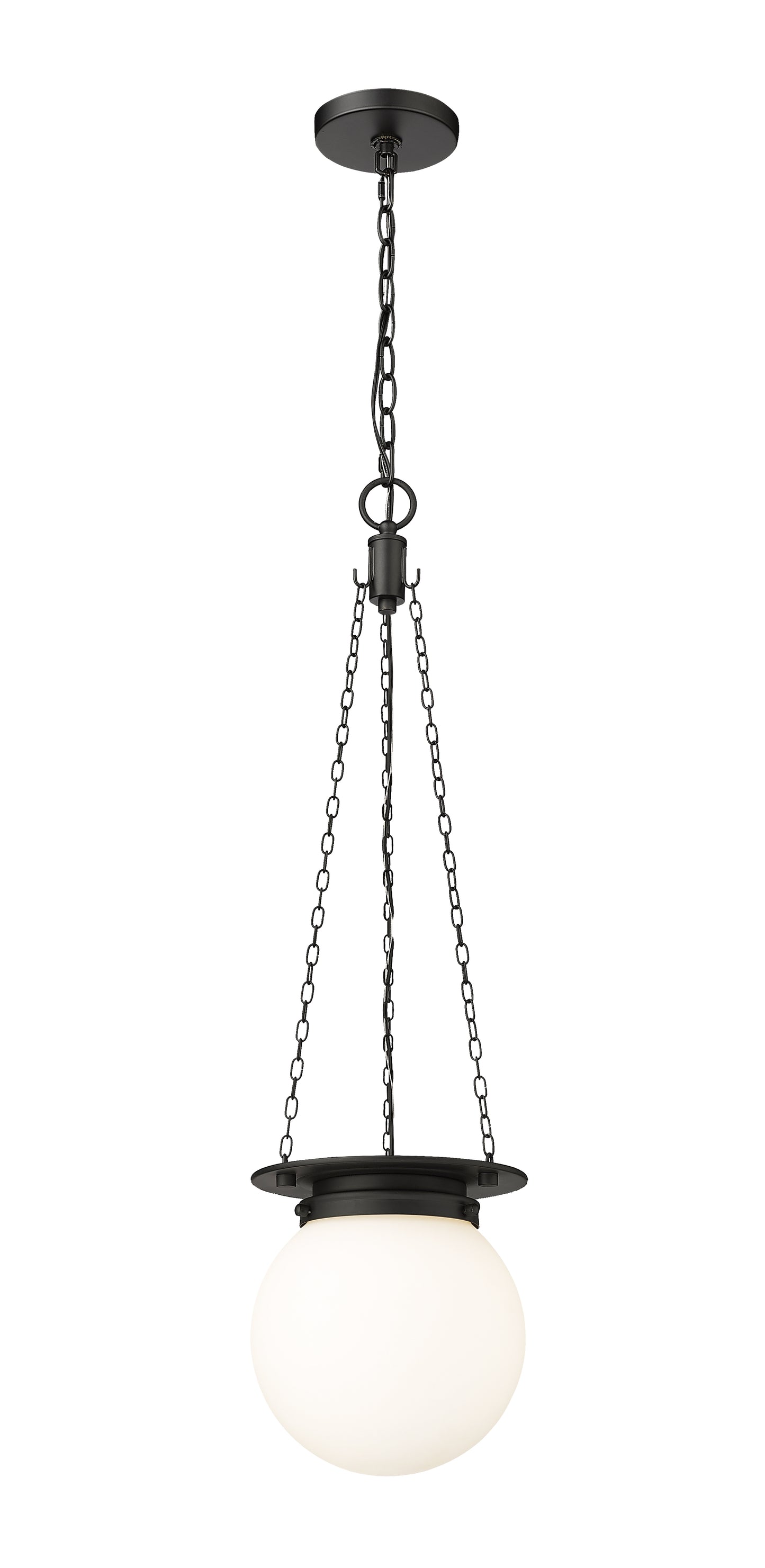 7505P9-MB - Calhoun 1 Light 9" Pendant - Matte black