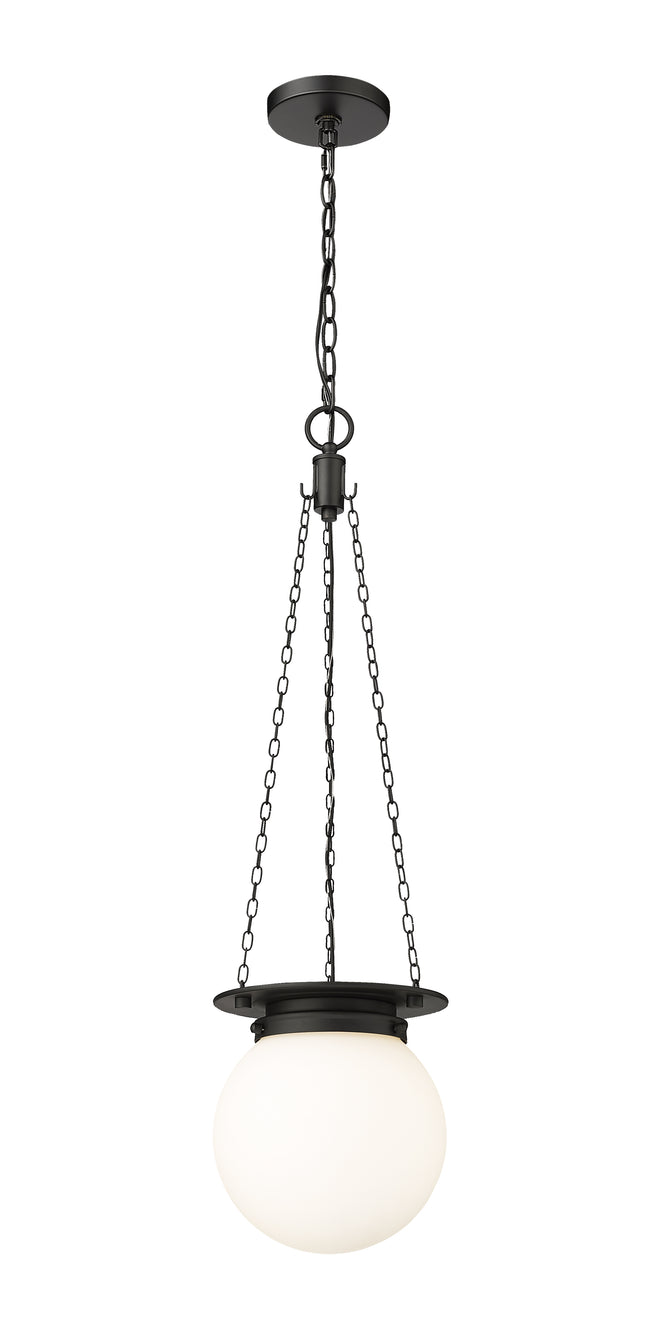 7505P9-MB - Calhoun 1 Light 9" Pendant - Matte black